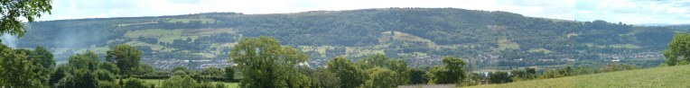 Panoramic view of the Chevin
